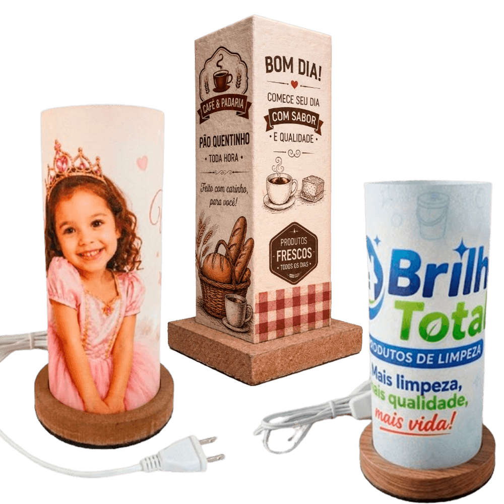 Abajur Luminária Personalizada
