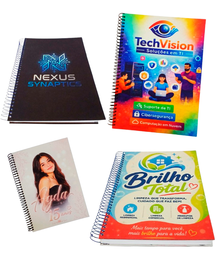 Cadernos Personalizados Capa Dura